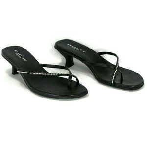 Kenneth Cole Reaction Thong Sandals Black Size 6